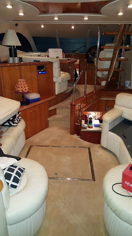 interieur reinigen boot